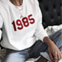 Personalised 'Year' Unisex Sweatshirt, thumbnail 1 of 12
