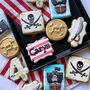 Pirate Party Themed Biscuit Favours / Set Of 12, thumbnail 1 of 4