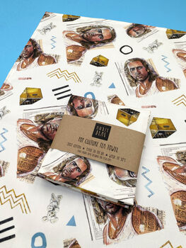 90s Nick Cage Tea Towel, Con Air 90s Mullet Inspired Kitchen Towel, 8 of 12