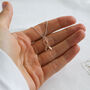 Breast Cancer Survivor Pink Ribbon Necklace, thumbnail 3 of 10