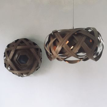Bird's Nest Knot Wooden Lampshade, 2 of 9