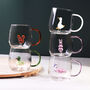 G Decor Handmade Cute Animals Glass Mug And Cup Collection Clear Tea And Coffee Drinkware, thumbnail 1 of 6