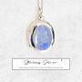 Personalised Sterling Silver Moonstone Locket Necklace, thumbnail 1 of 11