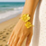 Posie Bracelet/Arm Cuff 18k Gold Plated Titanium, Tarnish Free, Hypoallergenic + Waterproof, thumbnail 1 of 9