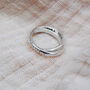 Personalised Silver Eternity Stacking Ring, thumbnail 9 of 10