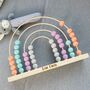 Personalised Rainbow Abacus Baby Toy, thumbnail 4 of 7