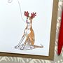 Podenco Christmas Card, thumbnail 2 of 2