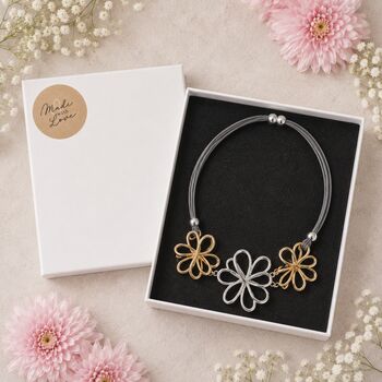 Wildflower Harmony Magnetic Fastening Necklace, 6 of 7