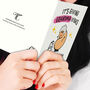 Funny Grandma Birthday Card – It's Giving Vibes, thumbnail 4 of 5