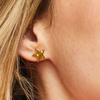 Personalised Zodiac Constellation Stud Earrings, 3 of 5