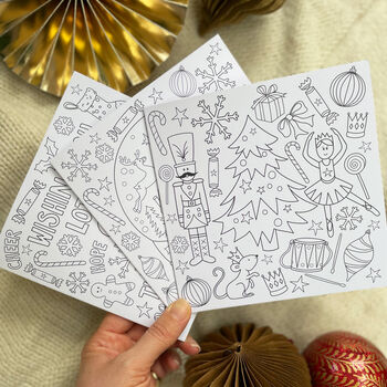 Dear Father Christmas Colouring Card To Personalise, 6 of 8