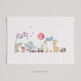 Personalised Children's Animals On Parade Nursery Print, thumbnail 8 of 11