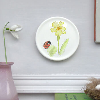 Spring Flower Decorative Mini Wall Plates, 5 of 6