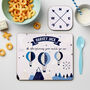 Personalised Children's Hot Air Balloon Placemat Set, thumbnail 1 of 4