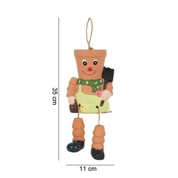 Terracotta Pot Man Planter, 3 of 3
