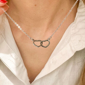 Interlocking Hearts Necklace, 4 of 8