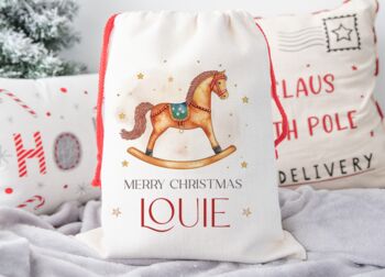 Rocking Horse Christmas Sack, 2 of 2
