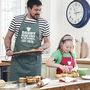 Personalised Daddy And Me Apron Set, thumbnail 4 of 9