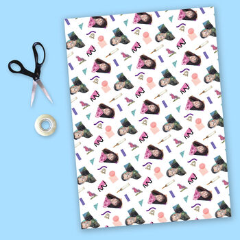 Neighbours Wrapping Paper, Karl And Susan Gift Wrap, 4 of 6