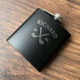 Personalised Golfers Hip Flask, thumbnail 7 of 10