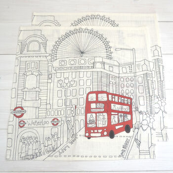 Personalised London Linen Napkin Sets, 11 of 12