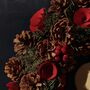 Personalised Blood Red Roses Halloween Wreath, thumbnail 3 of 4