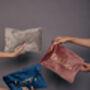 Personalised Name Velvet Accessory Bag, thumbnail 4 of 9