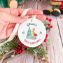 First Christmas Ornament For Baby Boy Or Baby Girl, thumbnail 3 of 4