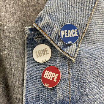 Peace Quote Inspirational Pin Badge, 4 of 4