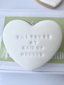 Will You Be My Bridesmaid Proposal Gift Biscuit, 4 of 6