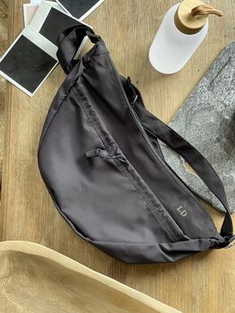 Monogrammed Large Cross Body Bag, 8 of 8