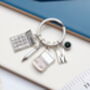 Accountant Personalised Keyring Banker Gift, thumbnail 6 of 11