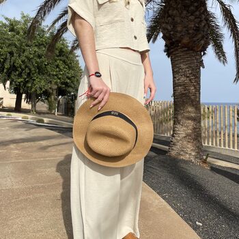 Personalised Fedora Straw Hat, 5 of 10
