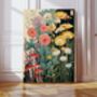 Japanese Vintage Flower Meadow Art Print, thumbnail 1 of 3
