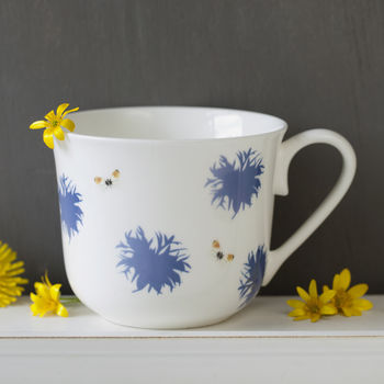Personalised Hidden Message Botanical Bone China Cup, 4 of 9