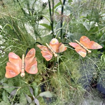 Three Copper Butterflies Garden Stakes, 3 of 9