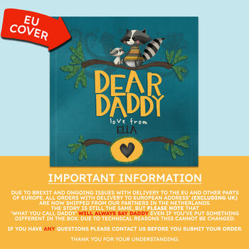 Dear Daddy Personalised Book For Fathers, 2 of 12