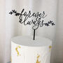Forever And Always Wedding Cake Topper, thumbnail 1 of 5