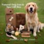 Natural Dog Pamper Gift Box | Organic Balm, Blanket, Toys, Bamboo Grooming Set Eco Friendly Puppy Spa Care Package, thumbnail 5 of 7