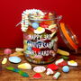 'Happy Anniversary' Personalised Retro Sweets Jar, thumbnail 3 of 4