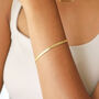 Gold Plated Snake Chain Bracelet Waterproof, thumbnail 1 of 4