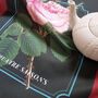 Rose Print Cotton Tea Towel, thumbnail 3 of 4