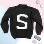 Personalised Hand Knitted Letter Sweater, thumbnail 2 of 5