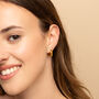 Mini Square Hoop Earrings, thumbnail 3 of 9