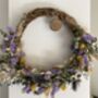 Handcrafted Artisan Provence Dried Flower Wreath, thumbnail 3 of 6