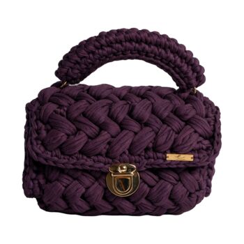Handmade Crochet Knit Hand Bag, 4 of 12