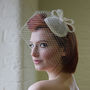 Vintage Bow Bridal Headpiece 'Loretta', thumbnail 1 of 12