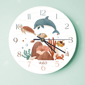 Ocean Themed Clock, 2 of 3