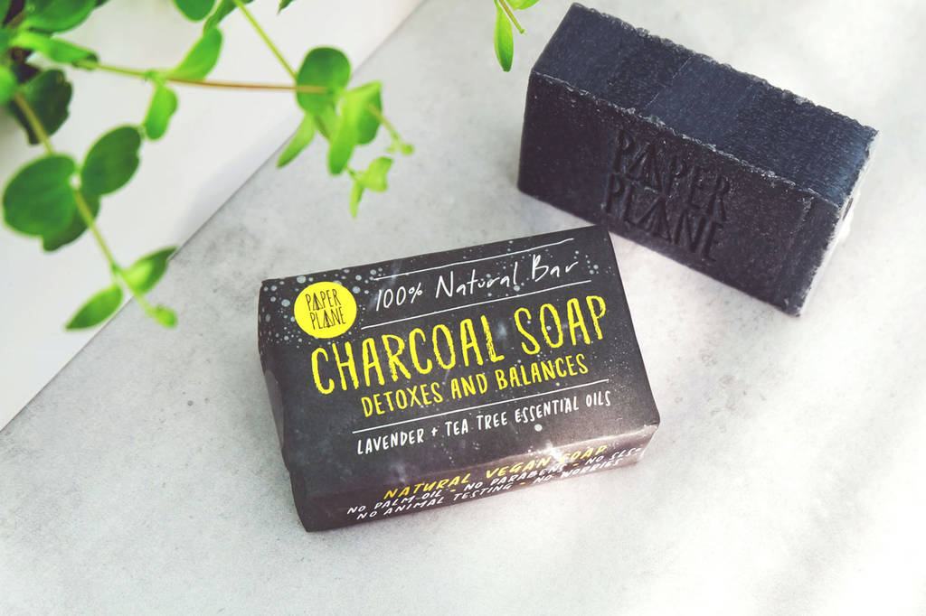 100 Natural Vegan Men's Grooming Bar Gift Set By Paper Plane