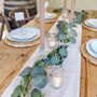Natural Cotton Table Runner 5m For Home Or Weddings, thumbnail 3 of 9